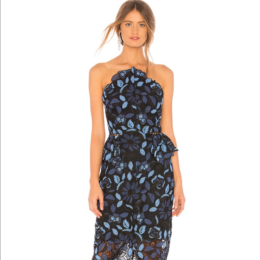 Times Dress in Blue Multi Elliatt Dress
